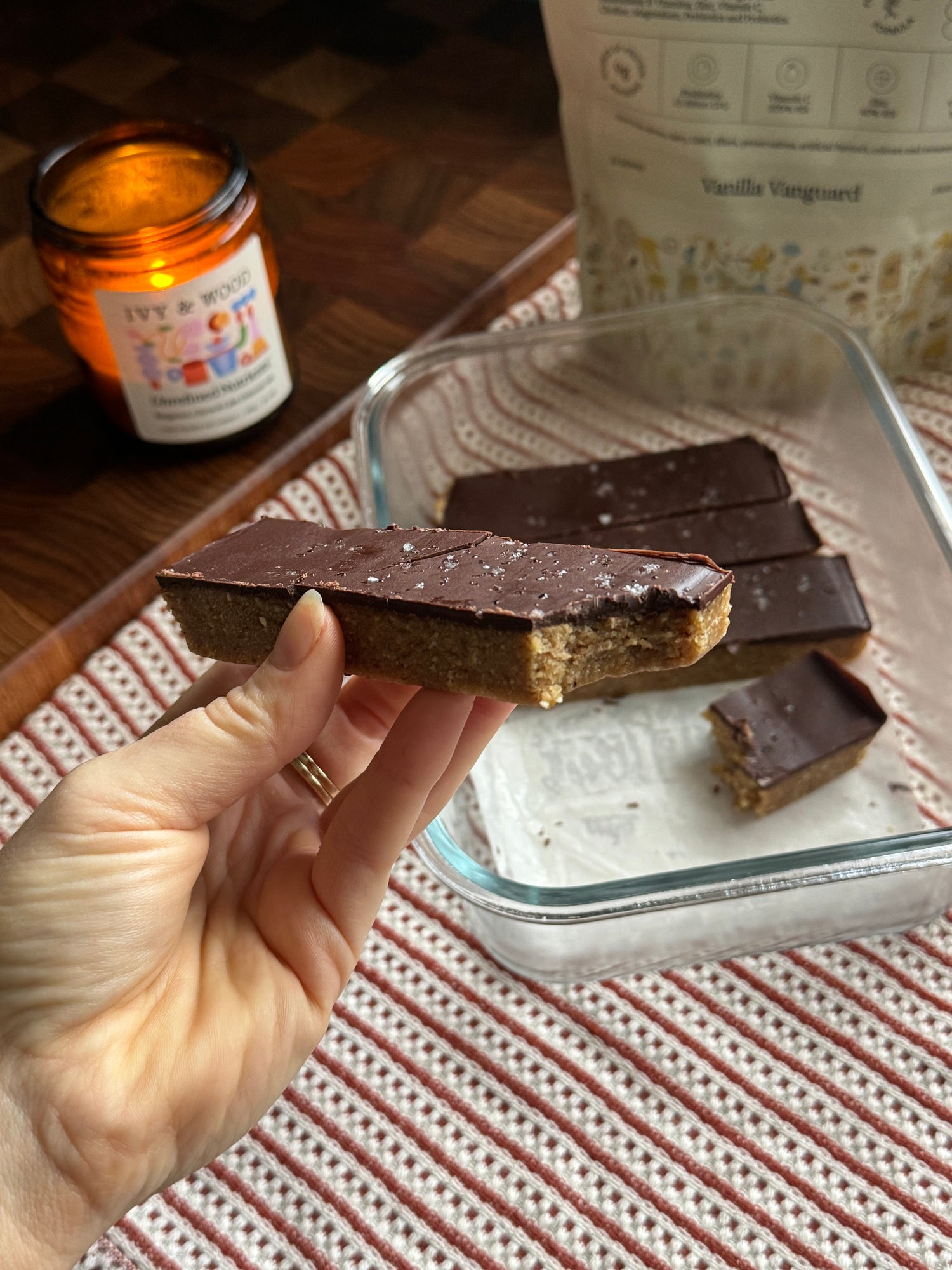 Vanilla Protein Date Bars