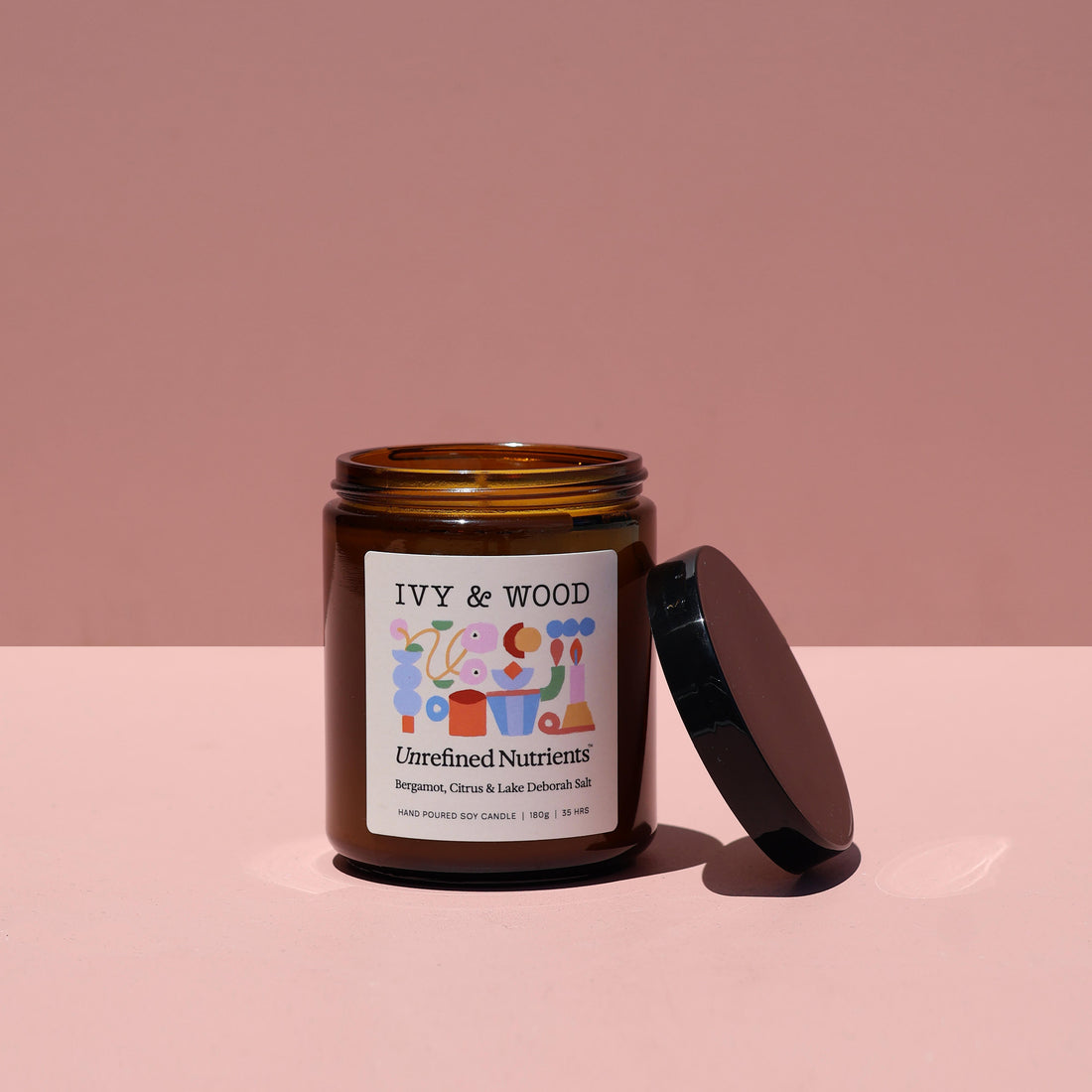 Ivy &amp; Wood x Unrefined Nutrients Limited Edition Candle