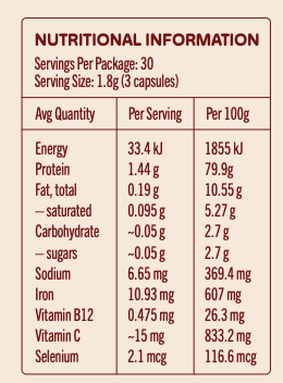 Mother &amp; Infant Whole Iron +C (90 caps)