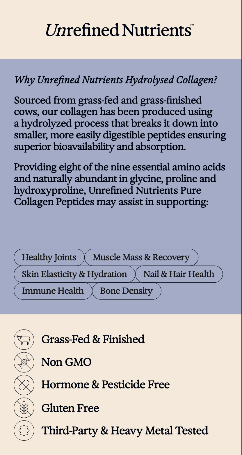 Grass-Fed &amp; Finished Pure Collagen Peptides