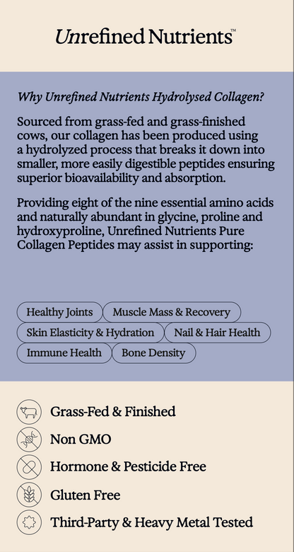 Grass-Fed &amp; Finished Pure Collagen Peptides