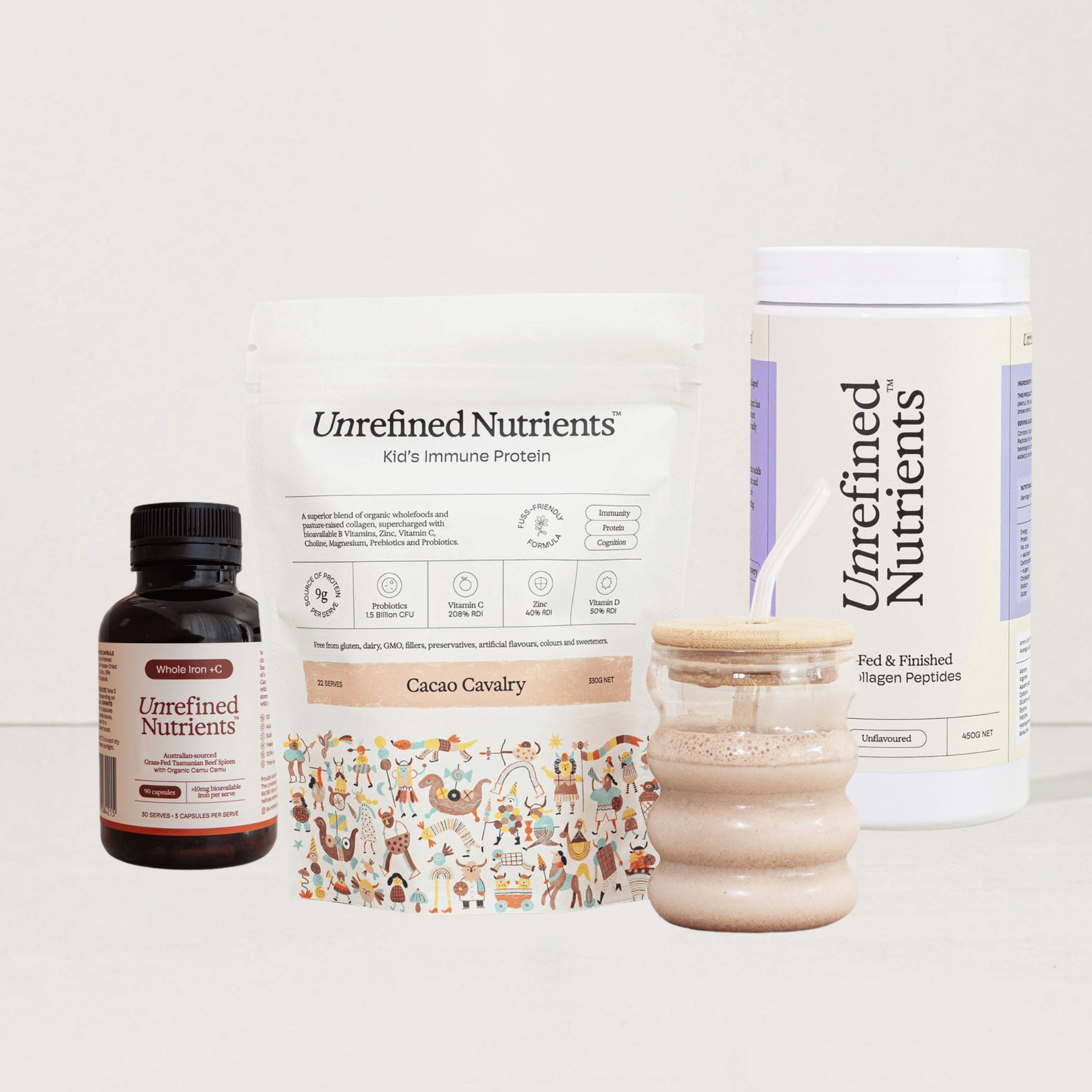 Grass-Fed &amp; Finished Pure Collagen Peptides (450g)